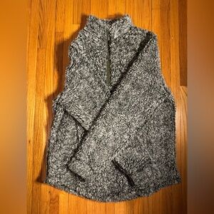 Blossom by P Women’s Medium Half-Zip Pullover – Green/White